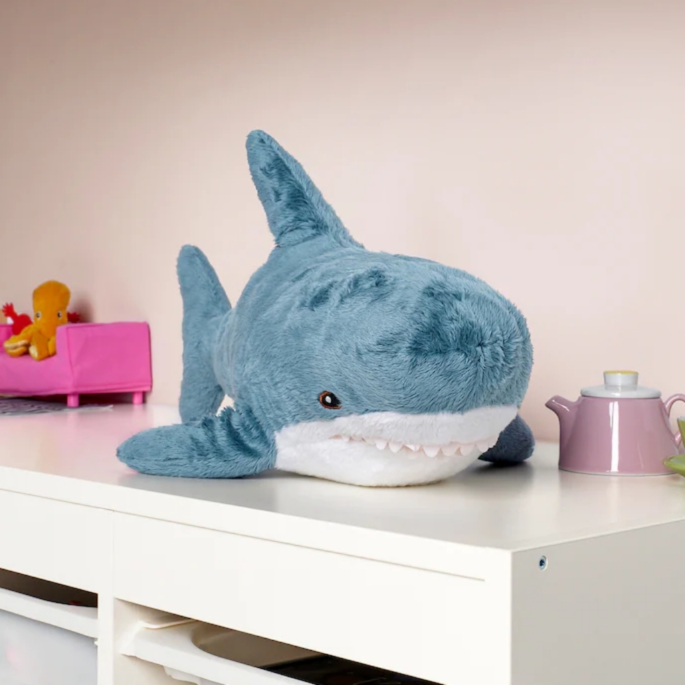 BLÅHAJ 21 ¾ "Plush Shark Stuff Animal